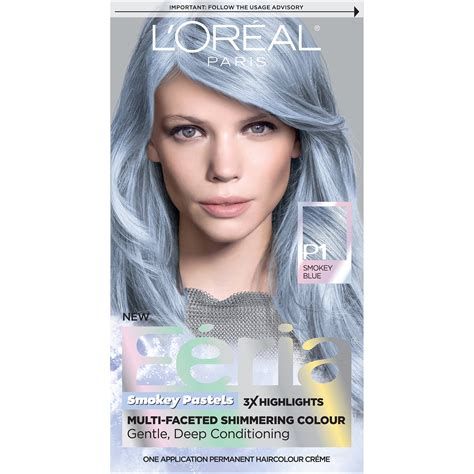 loreal blue hair dye